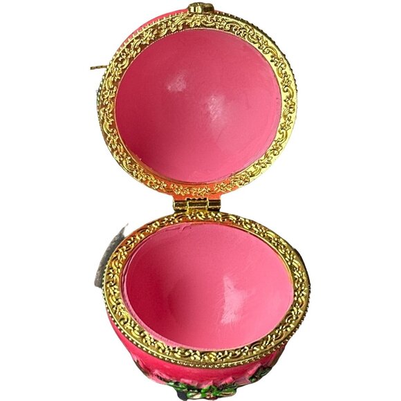 Collections Etc. Holiday Sentiment Trinket Red Ornament Daughter Theme 2.5" - Picture 7 of 14